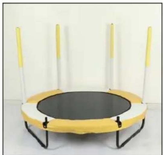 Vevor TX-B7110-55IN - Step 4 - Install Safety net pole - 2