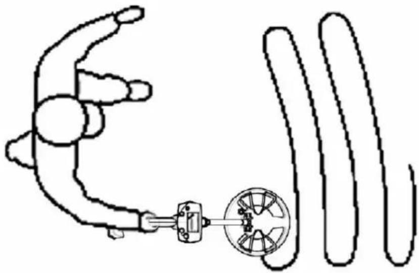 Vevor TS156A - Detecting metallic object with the detector - 1
