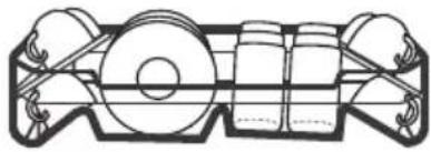 BRANDT BCF422DQW - Loading the upper basket - 1