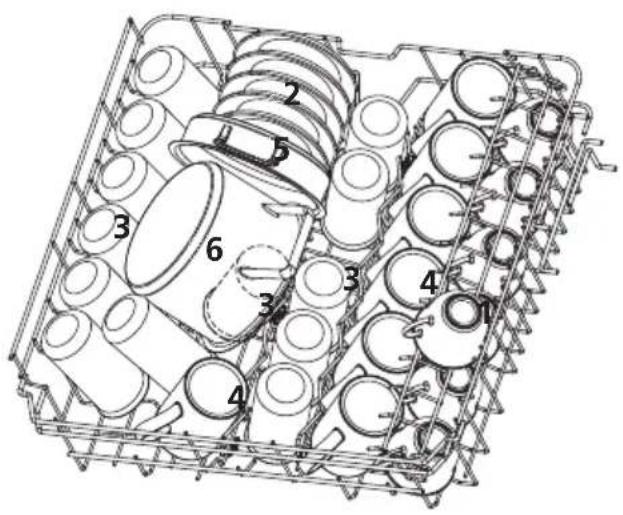 BRANDT BCF422DQW - Upper basket: - 1