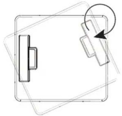 MIDEA MLTE45A2BWW - PROCÉDURE D'INVERSION DE PORTE - 4