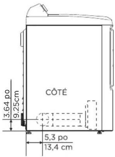 MIDEA MLTE45A2BWW - Dimensions pour l'installation - 3
