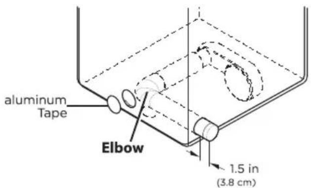 MIDEA MLTE45A2BWW - Option 1: Side venting - 2