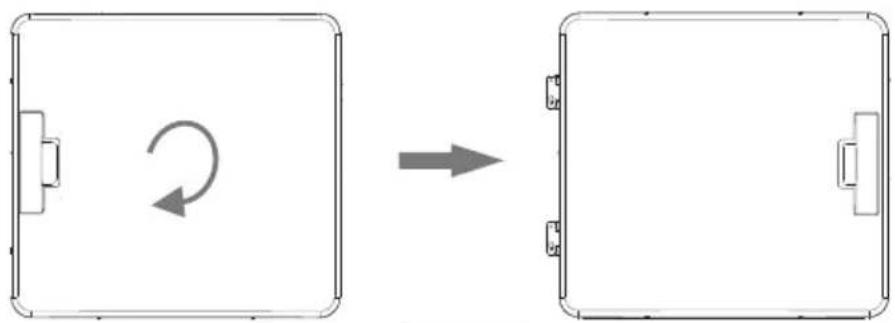 MIDEA MLTE45A2BWW - DOOR REVERSAL PROCEDURE - 4