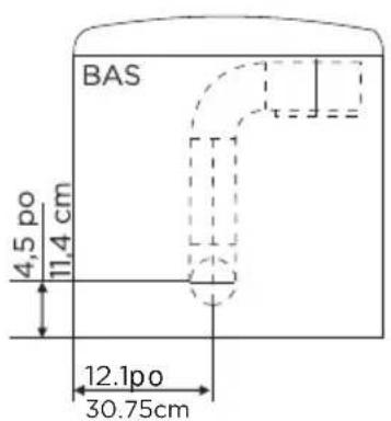 MIDEA MLTE45A2BWW - Dimensions pour l'installation - 4