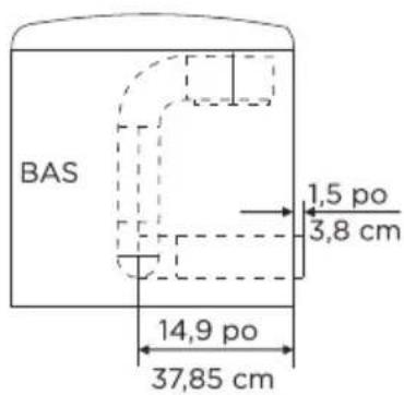 MIDEA MLTE45A2BWW - Dimensions pour l'installation - 2