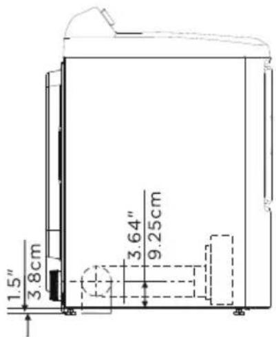 MIDEA MLTE45A2BWW - Dimensions for installation - 5