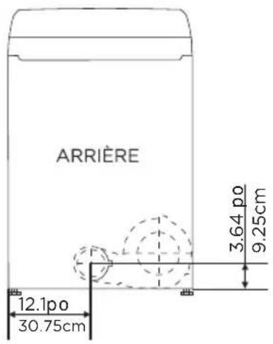 MIDEA MLTE45A2BWW - Dimensions pour l'installation - 1