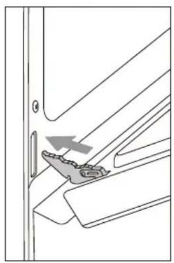 MIDEA MER30S2ABB - Réinstallation de la porte : - 1
