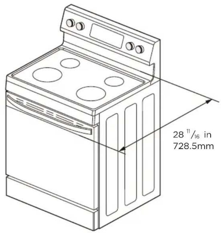 MIDEA MER30S2ABB - FREESTANDING CUTOUT - 3