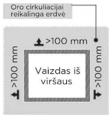 MIDEA MDRU229FZE01 - Matmenys ir atstumai - 2