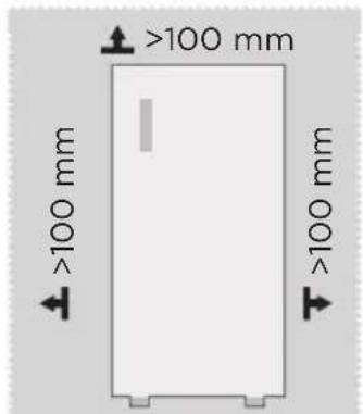 MIDEA MDRU229FZE01 - Dimensioni e spazi - 1