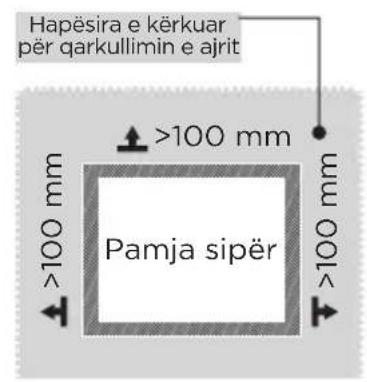 MIDEA MDRU229FZE01 - Përmasat dhe hapësirat - 2