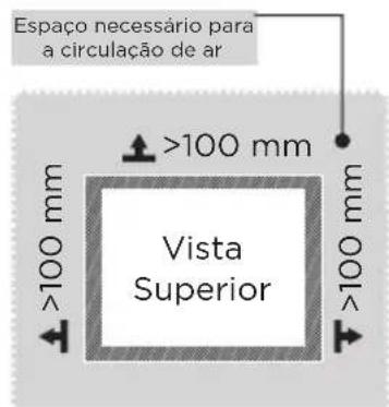 MIDEA MDRU229FZE01 - Dimensões e espaços - 2