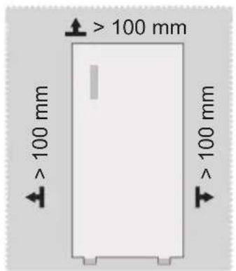 MIDEA MDRU229FZE01 - Размери и отстояния - 1