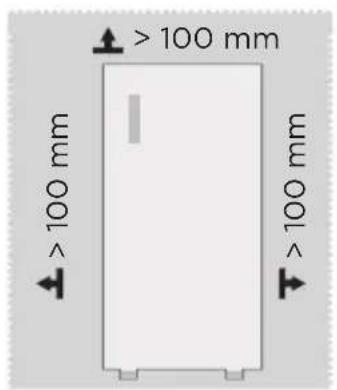 MIDEA MDRU229FZE01 - Dimenzije in odmiki - 1