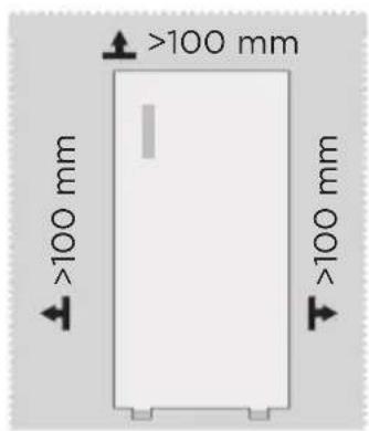 MIDEA MDRU229FZE01 - Abmessungen und Abstände - 1