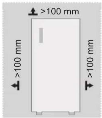 MIDEA MDRU229FZE01 - Dimensiuni și distanțe - 1