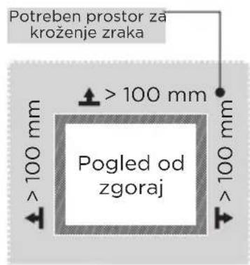 MIDEA MDRU229FZE01 - Dimenzije in odmiki - 2