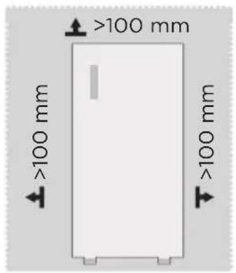 MIDEA MDRU229FZE01 - Méretek és térközök - 1