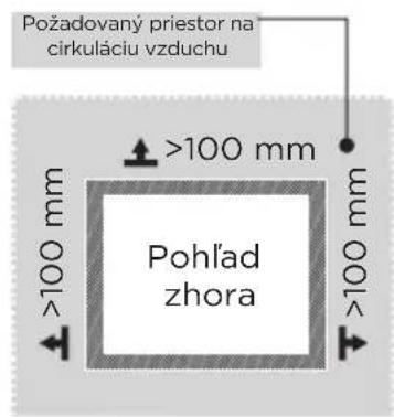 MIDEA MDRU229FZE01 - Rozmery a odstupy - 2