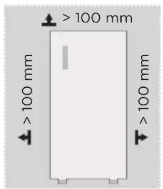 MIDEA MDRU229FZE01 - Dimensions et dégagements - 1