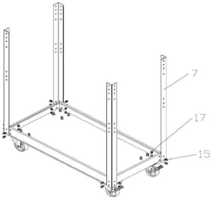 Vevor T271401 - Step 2: Assembly the Upright 7#. - 1