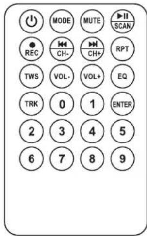 IBIZA SOUND SLK10A-TWS - REMOTE CONTROL - 1