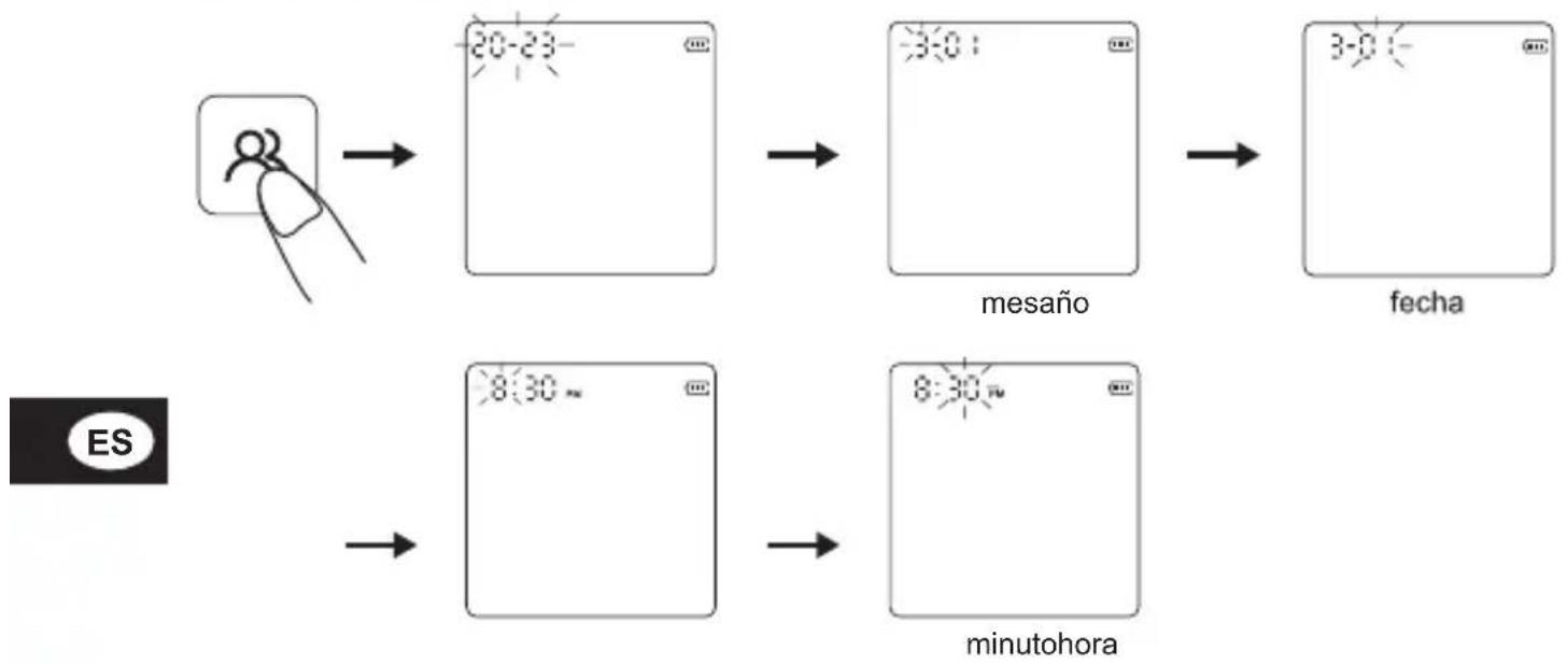 Geratherm Vivo - Configuración de fecha y hora - 1