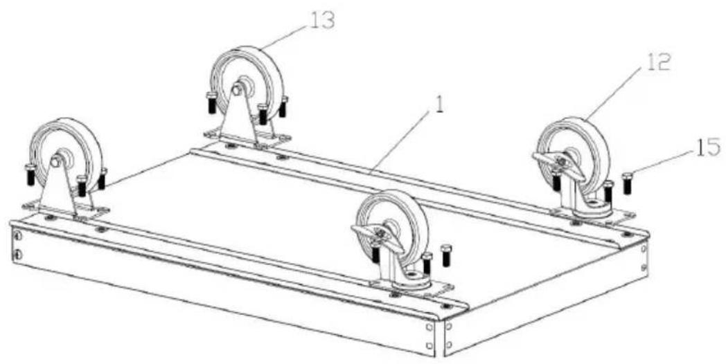 Vevor T271802 - Step 1: Assembly the Casters. - 1