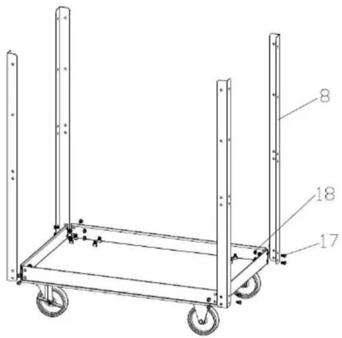 Vevor T271802 - Step 2: Assembly the Upright 8#. - 1