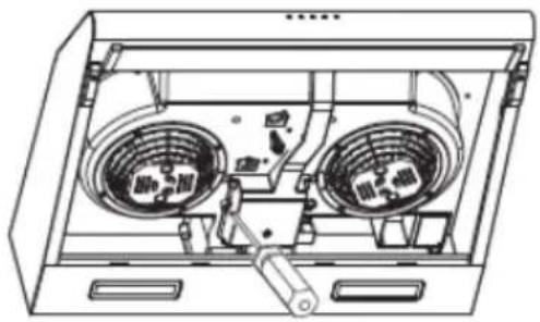 BRANDT BHC4611B - - Changing the lights - 2