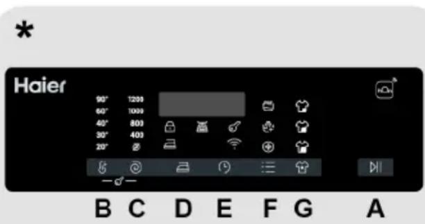 HAIER THASN276TM7-S - CONTROLS AND PROGRAMS - 1