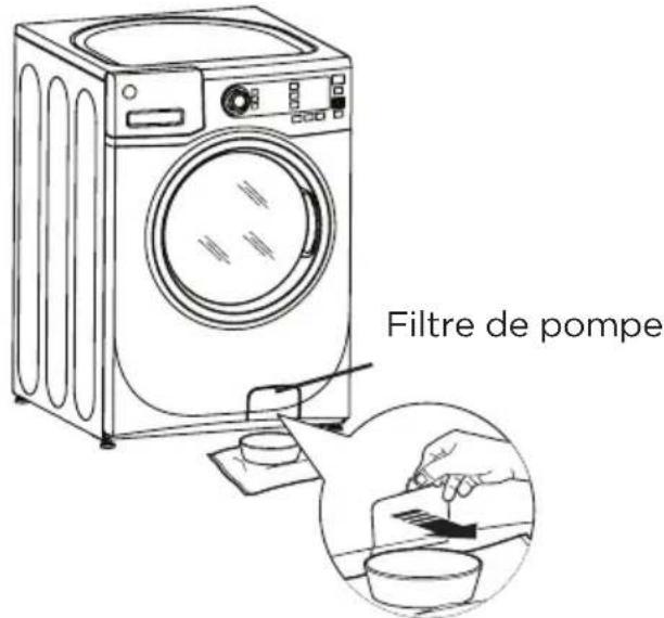 MIDEA MLHW52S7AGG - Nettoyage du filtr de la pompe - 1