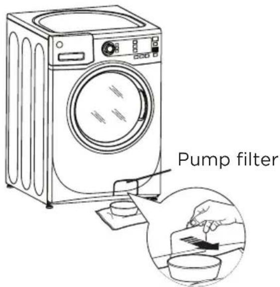 MIDEA MLHW52S7AGG - Cleaning the Pump Filter - 1