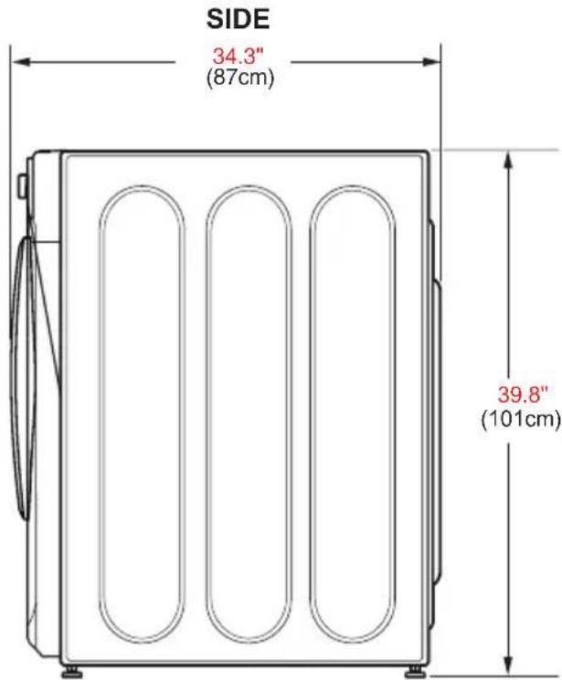 MIDEA MLHW52S7AGG - Rough-in Dimensions - 2