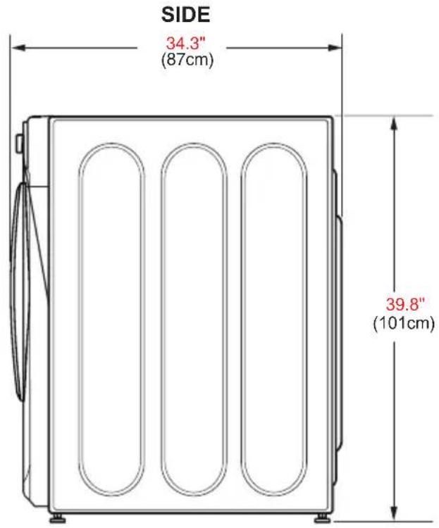 MIDEA MLHW52S7AWW - Rough-in Dimensions - 2