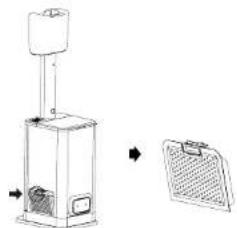 Concept VP6310 - DEMONTAGE DER FILTER DER LADESTATION - 2