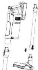 Concept VP6310 - MONTAGGIO DELL'ASPIRAPOLVERE - 1