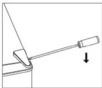 OCEANIC OCEAFC262STDW - Réversibilité de la porte - 1