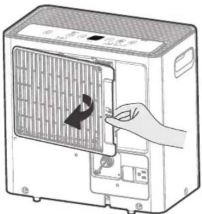 MIDEA MADA50R5AWT - Clean the air filter - 1