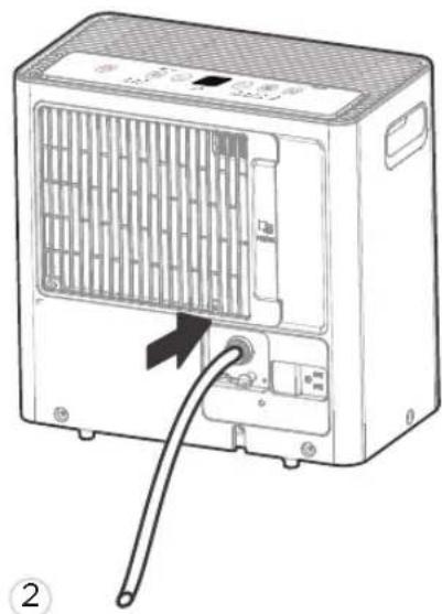 MIDEA MADA50R5AWT - Type 2 : Drainage par tuyau d'eau (continu) - 2