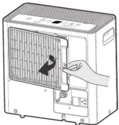 MIDEA MADA50R5AWT - Nettoyez le filtre à air - 1