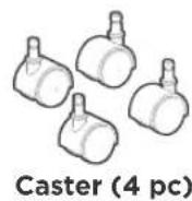 MIDEA MADA50R5AWT - Caster installation - 4
