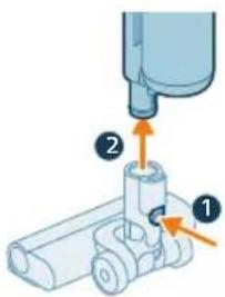PHILIPS AquaTrio 7000 Series XW7263 - Using the LED nozzle - 2