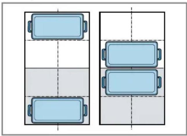 SIEMENS HZ9FF040 - Impiego come due aree di cottura separate - 1