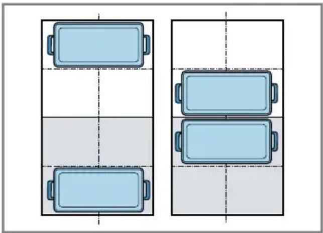 SIEMENS HZ9FF040 - As two separate cooking zones - 1