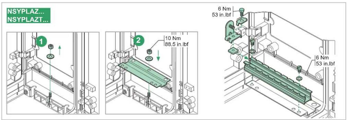 NSYPLAZ... NSYPLAZT... 1 2 10 Nm 88.5 in.lbf 6 Nm 53 in.lbf 6 Nm 53 in.lbf
