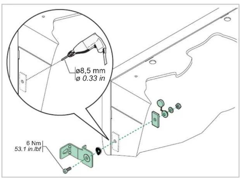 Ø8,5 mm Ø 0.33 in 6 Nm 53.1 in.lbf