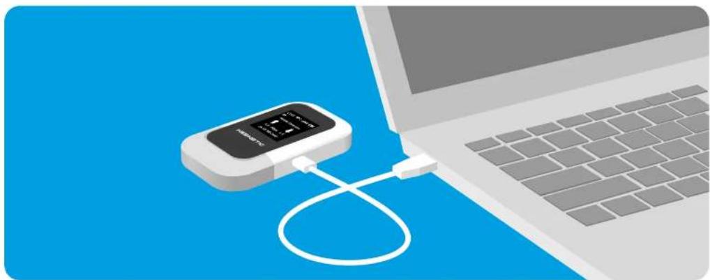 Keenetic Roamer 4G KN-5110 - Installation de la carte SIM et de la batterie - 2